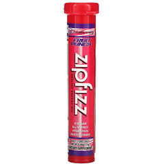 Zipfizz, Mezcla energética para deportistas saludables con vitamina B12, ponche de frutas, 20 tubos, 11 g (0,39 oz) cada uno
