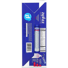 Zipfizz, Mezcla energética para deportistas saludables con vitamina B12, arándano azul y frambuesa, 20 tubos, 11 g (0,39 oz) cada uno