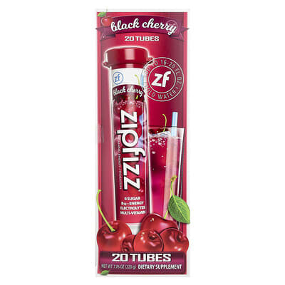 Zipfizz, Energy Mix, Black Cherry, 20 Tubes, 0.39 oz (11 g) Each