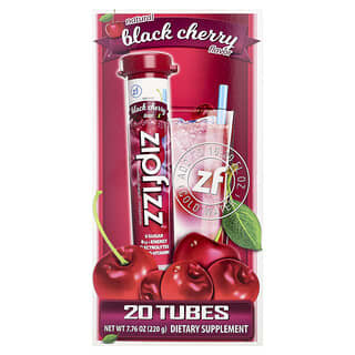 Zipfizz, 能量混合饮品，黑樱桃味，20 管，每管 0.39 盎司（11 克）