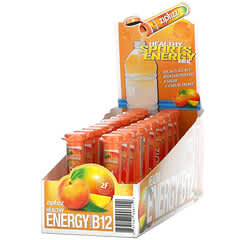 Zipfizz, Mezcla energética para deportistas saludables con vitamina B12, melocotón y mango, 20 tubos, 11 g (0,39 oz) cada uno