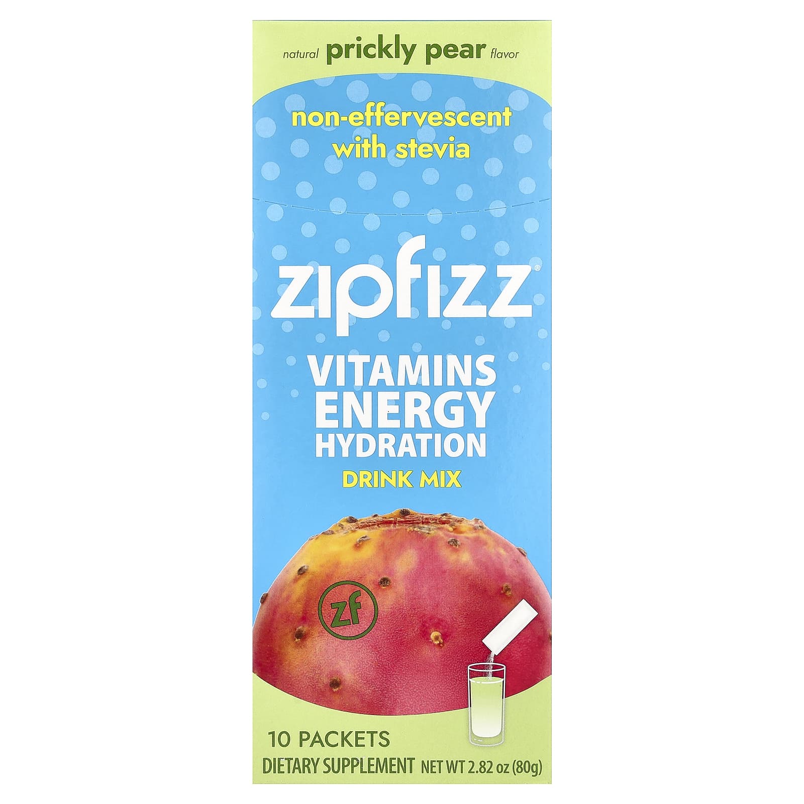 Energy Drink Mix, Prickly Pear, 10 Packets, 0.28 oz (8 g) Each