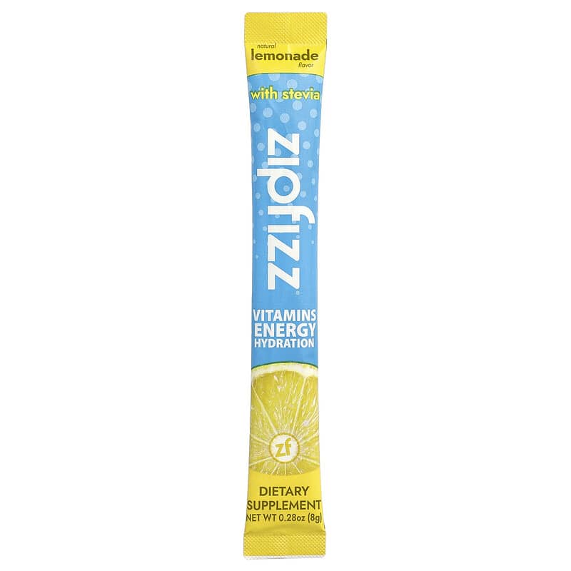 Energy Drink Mix, Lemonade, 10 Packets, 0.28 oz (8 g) Each