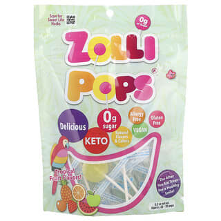 Zollipops, The Clean Teeth Pops, тропические фрукты, 5,2 унции