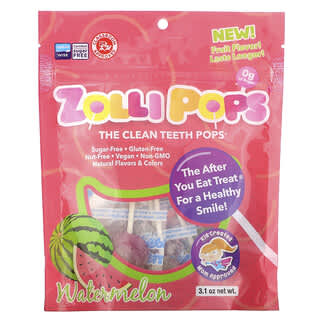 Zollipops, The Clean Teeth Pops, Melancia, 3,1 oz