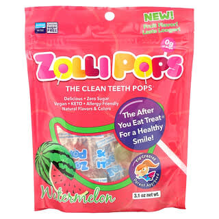 Zollipops, The Clean Teeth Pops, арбуз, 3,1 унции