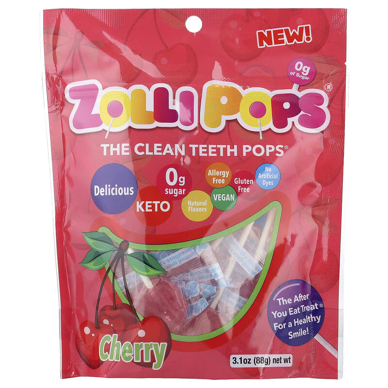 The Clean Teeth Pops®（クリーンティースポップス）、チェリー、88g