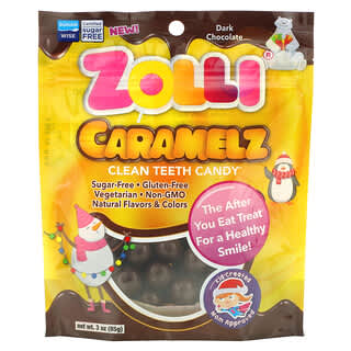 Zollipops, Zolli Caramelz, Dark Chocolate, 3 oz (85 g)