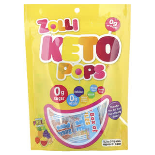 Zollipops, Keto Pops®, Fruit, 5.2 oz (147 g)