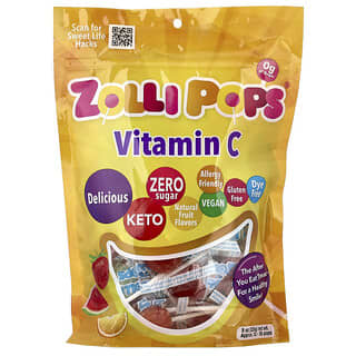 Zollipops, Vitamin C Pops, Approx. 32 - 36 Pops, 8 oz (226 g)