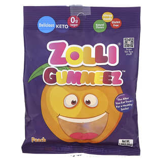 Zollipops, Zolli Gummeez, Melocotón`` 55 g (1,94 oz)