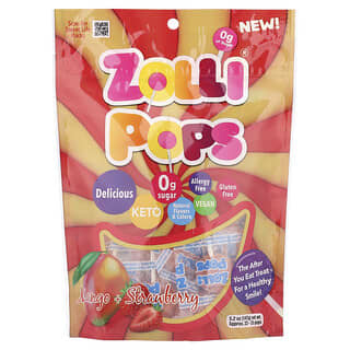 Zollipops, Suckers, Mango + Strawberry, 5.2 oz (147 g)