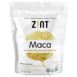 Zint, Maca, Organic Gelatinized Powder, 16 oz (454 g)