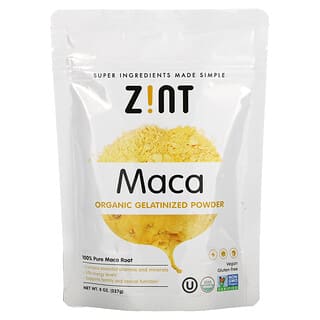 Zint, Мака, Органический желатинизированный порошок, 8 унц.(227 г)