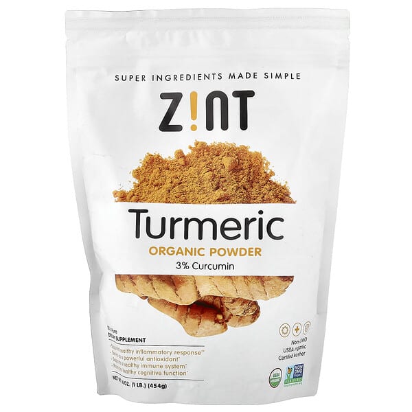 Zint, 薑黃有機粉，16 盎司（454 克）
