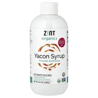 Zint, Sirop de Yacon bio, édulcorant prébiotique, 236 ml (8 fl oz)