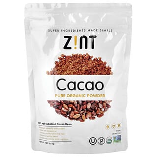 Zint, Cacao orgánico crudo en polvo, 227 g (8 oz)