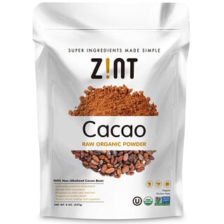 Zint, مسحوق الكاكاو العضوي الخام، 8 أونصات (227 جم)
