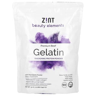 Zint, Gelatin Thickening Protein Powder, Premium Beef, 2 lbs (907 g)