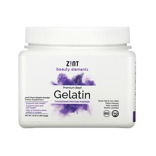 Zint, Gelatina de Bovino Premium, Proteína em Pó Espessante, 454 g (16 oz)