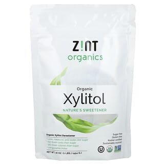 Zint, Xilitolo biologico, dolcificante naturale, 454 g