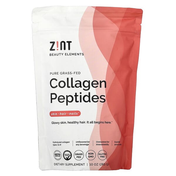 Zint, 순수 목초 사육 콜라겐 펩타이드, 무맛, 283g(10oz)