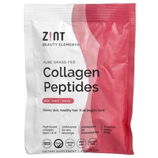 Zint, Péptidos de colágeno puro provenientes de animales alimentados con pasturas, Sin sabor, 56,6 g (2 oz)