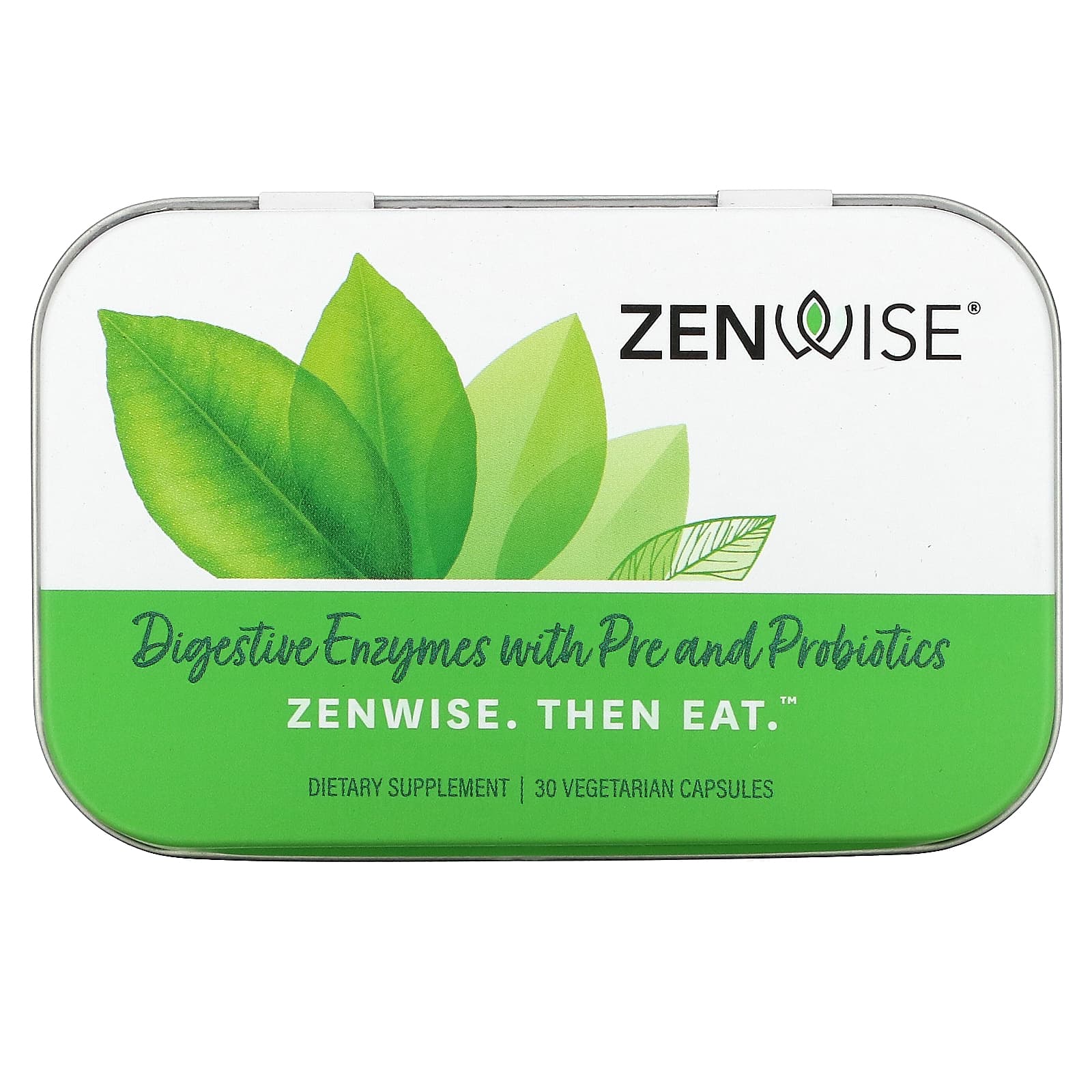 Zenwise Health Digestive Enzymes With Pre And Probiotics 30 Vegetarian Capsules