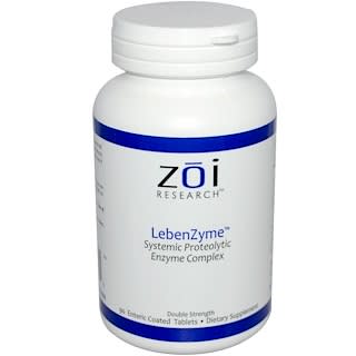ZOI Research, LebenZyme, 90 таблеток с кишечнорастворимой оболочкой