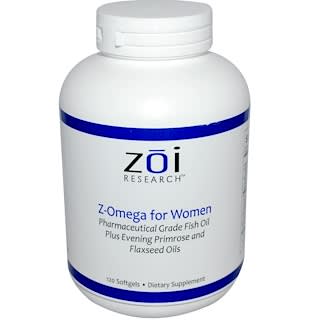 ZOI Research, Z-Omega для женщин, 120 мягких желатиновых капсул