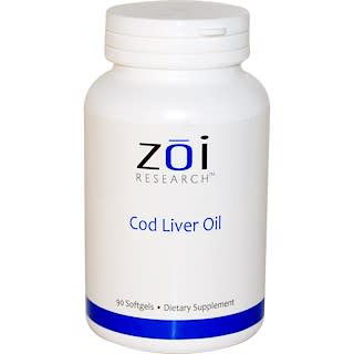 ZOI Research, Cod Liver Oil, 90 Softgels