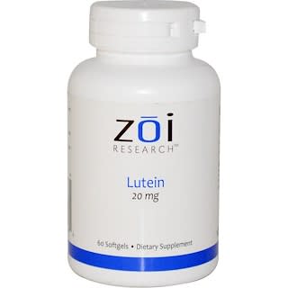 ZOI Research, Lutein, 20 mg, 60 Softgels