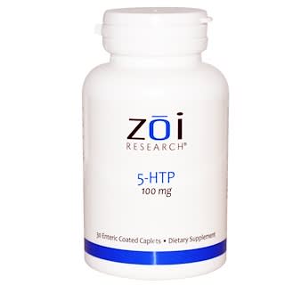 ZOI Research, 5-HTP, 100 mg, 30 Enteric Coated Caplets