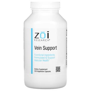 ZOI Research, Suplemento para promover la salud de las venas, 250 cápsulas vegetales