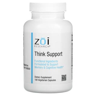 ZOI Research‏, Think Support‏ תוסף לשיפור הקוגניציה, 180 כמוסות צמחיות