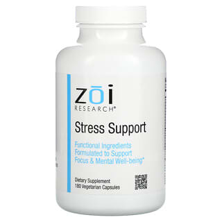 ZOI Research, Stress Support, Unterstützung bei Stress, 180 vegetarische Kapseln