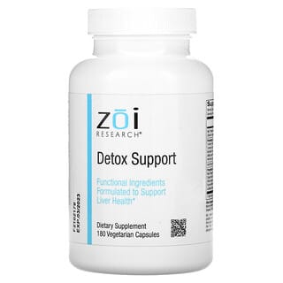 ZOI Research, Suplemento de refuerzo desintoxicante, 180 cápsulas vegetales