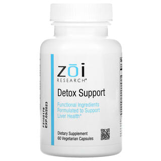 ZOI Research, Detox Support, добавка для поддержки выведения токсинов, 60 вегетарианских капсул