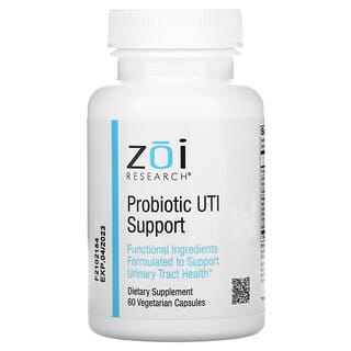 ZOI Research, Probiotic UTI Support, 60 Vegetarian Capsules