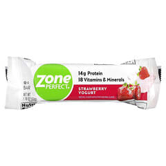 ZonePerfect, Barras de nutrição, Morango Iogurte, 12 barras, 1,76 oz (50 g) Cada