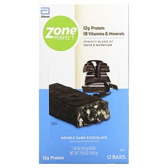 ZonePerfect, Nutrition Bars, Double Dark Chocolate, 12 Bars, 1.58 oz (45 g) Each