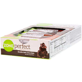 ZonePerfect, ألواح التغذية، شوكولا مضاعفة داكنة، 12 لوح، 1.58 أوقية (45 غرام) لكل منها