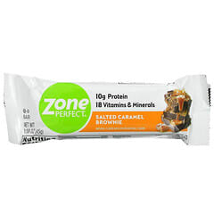ZonePerfect, Nutritional Bars, Salted Caramel Brownie, 12 Bars, 1.58 oz (45 g) Each