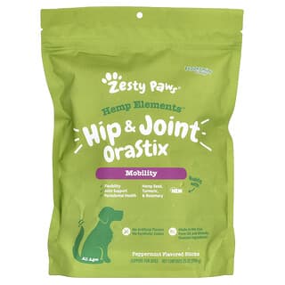 Zesty Paws, Hemp Elements, Hip & Joint Orastix, For Dogs, All Ages, Peppermint , 25 oz (709 g)
