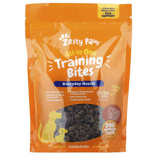 Zesty Paws, Gigitan Latihan All-In-One, Untuk Anjing, Semua Peringkat Umur, Mentega Kacang, 12 oz (340 g)