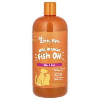 Zesty Paws, Wild Alaskan Fish Oil, For Dogs & Cats, All Ages, 32 fl oz (946 ml)