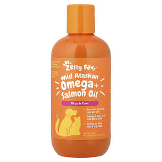 Zesty Paws, Wild Alaskan Salmon Oil Formula, For Dogs & Cats, All Ages, 8.5 fl oz (251 ml)