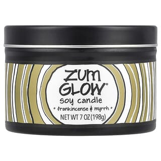 ZUM, Glow®, Soy Candle, Frankincense & Myrrh, 7 oz (198 g)