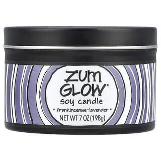 ZUM, Brillo, Vela de soya, Incienso y lavanda, 198 g (7 oz)