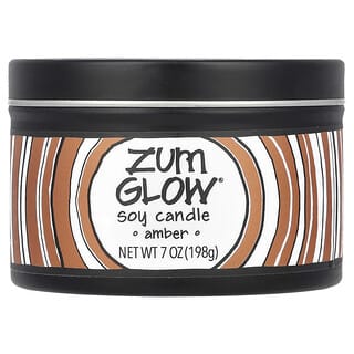 ZUM, Glow, Soy Candle, Amber, 7 oz (198 g)